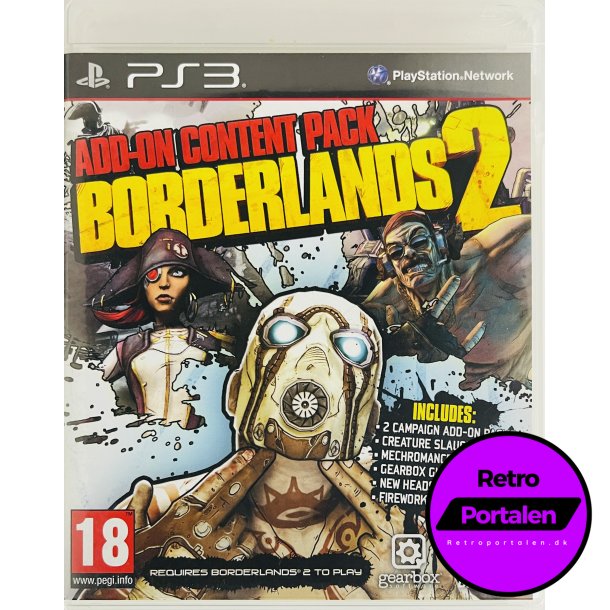 Borderlands 2: Add-On Content Pack (Krver Borderlands 2 spillet) (PS3)