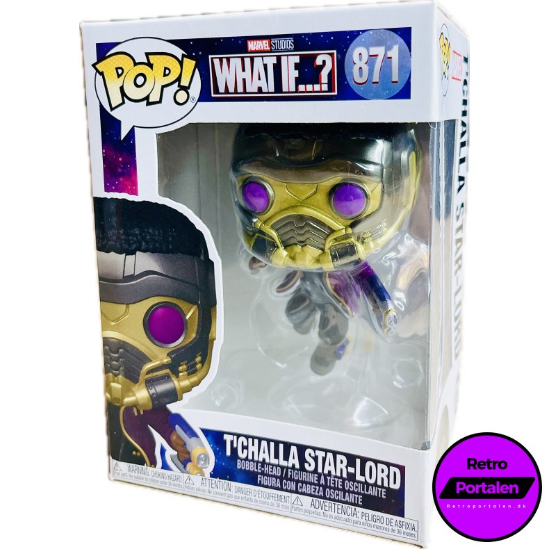 Funko POP! - Marvel Studios What If...?: T�Challa Star-Lord (Nr. 871) (889698558129) (NY)
