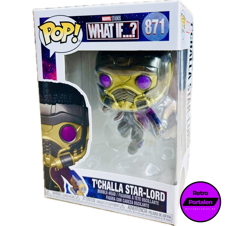 Funko POP! - Marvel Studios What If...?: T�Challa Star-Lord (Nr. 871) (889698558129) (NY)