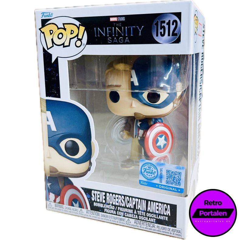 Funko POP! - Marvel The Infinity Saga: Steve Rogers / Captain America (Nr. 1512) (889698872225) (NY)
