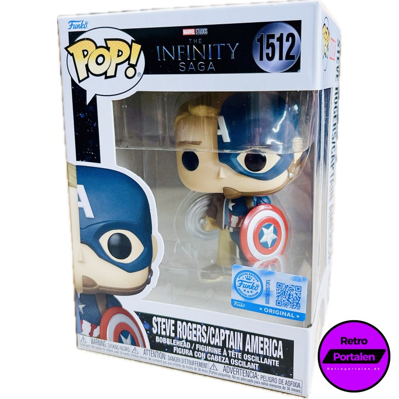 Funko POP! - Marvel The Infinity Saga: Steve Rogers / Captain America (Nr. 1512) (889698872225) (NY)