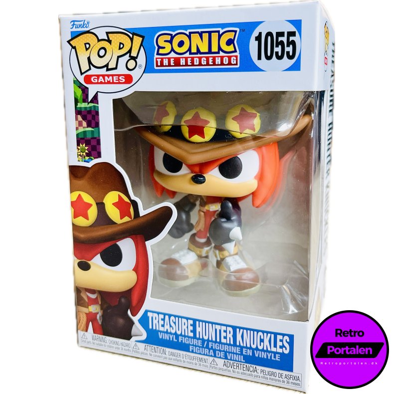 Funko POP! - Sonic The Hedgehog: Treasure Hunter Knuckles (Nr. 1055) (889698838504) (NY)