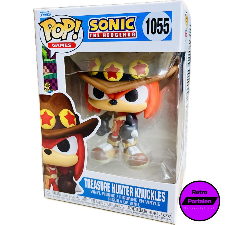Funko POP! - Sonic The Hedgehog: Treasure Hunter Knuckles (Nr. 1055) (889698838504) (NY)