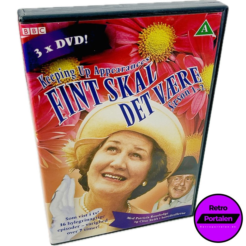 Fint Skal Det V�re (Keeping Up Appearances) (S�son 1 - 2) (3 Disc) (DVD)