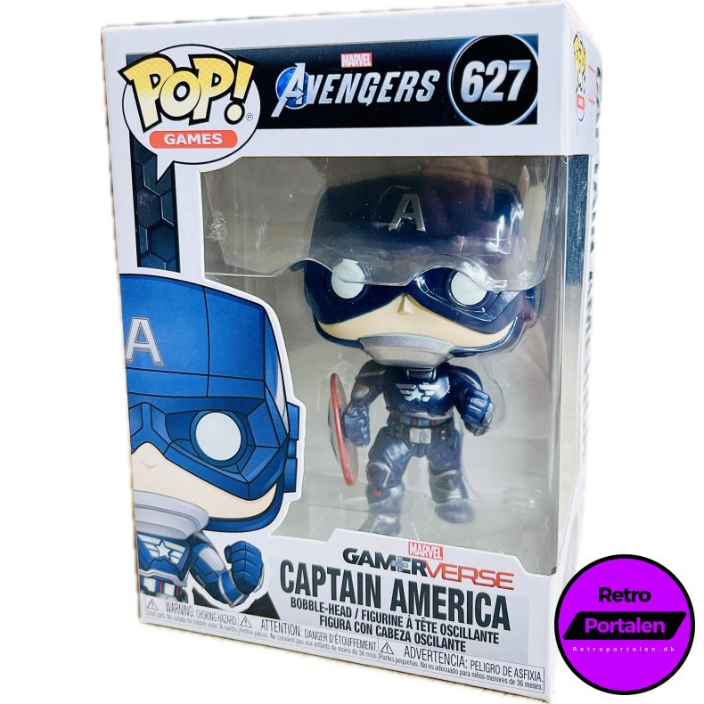 Funko POP! - Marvel Avengers Gamerverse: Captain America (Nr. 627) (889698477574) (NY)