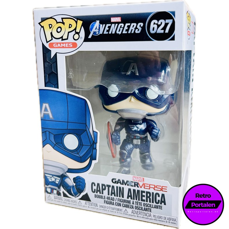 Funko POP! - Marvel Avengers Gamerverse: Captain America (Nr. 627) (889698477574) (NY)