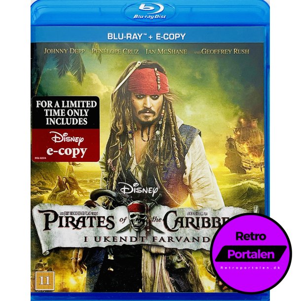 Pirates Of The Caribbean: I Ukendt Farvand (Blu-Ray)