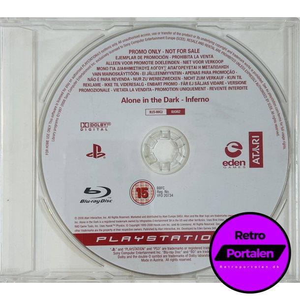 Alone In The Dark - Inferno (Promo) (Fuld spil) (PS3)