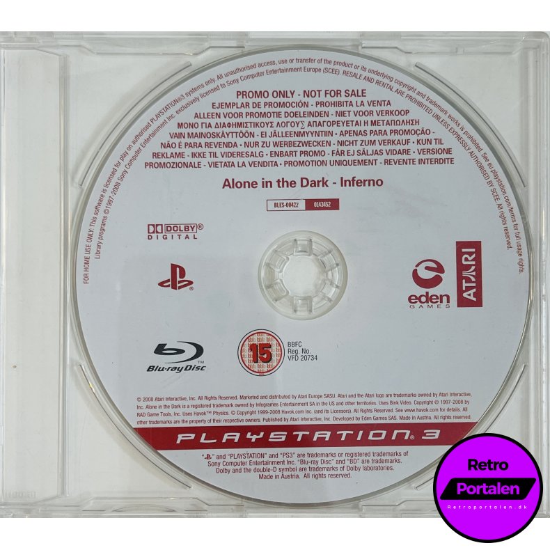 Alone In The Dark - Inferno (Promo) (Fuld spil) (PS3)