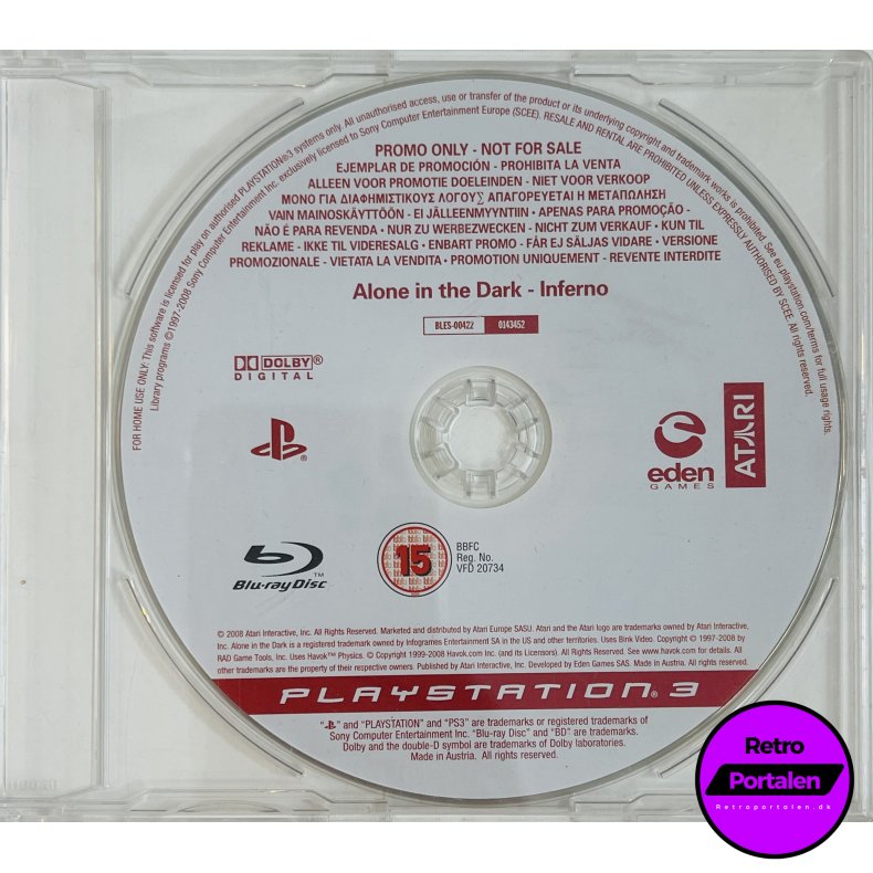 Alone In The Dark - Inferno (Promo) (Fuld spil) (PS3)