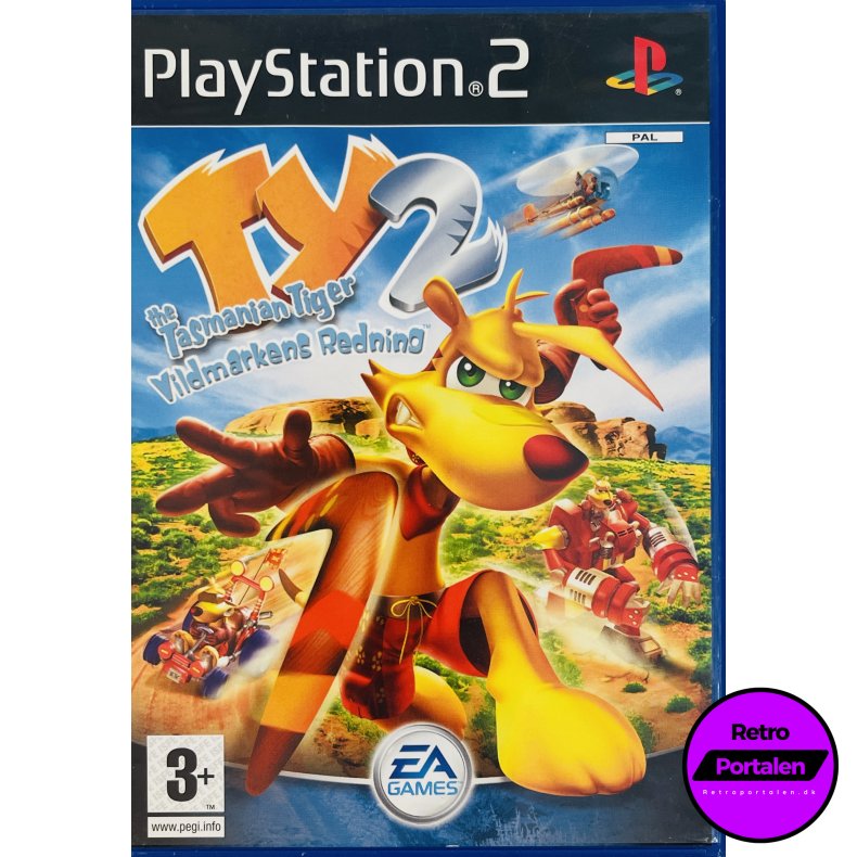 TY The Tasmanian Tiger 2: Vildmarkens Redning (PS2)