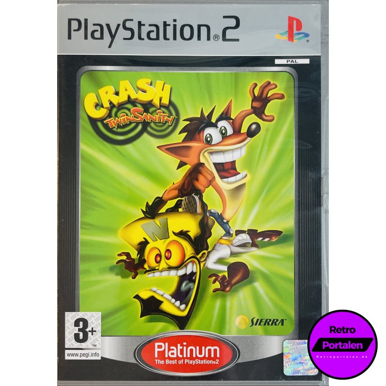Crash Twinsanity (Platinum) (PS2)