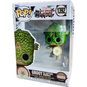 Funko POP! - Marvel We Are Groot: Groot As Captain America (Nr. 1392) (889698795159) (NY)