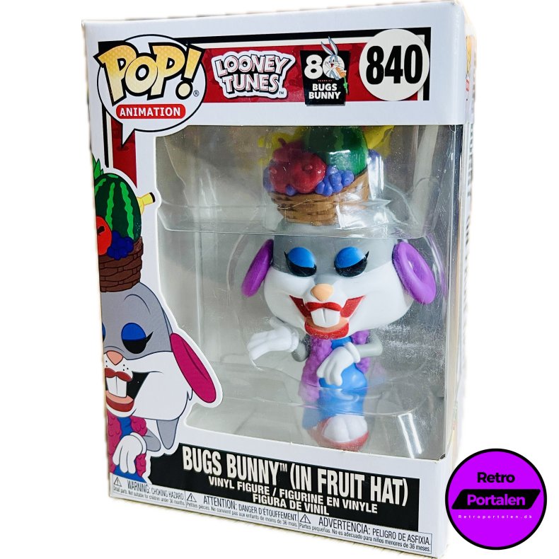 Funko POP! - Looney Tunes: Bugs Bunny (In Fruit Hat) (Nr. 840) (889698491617) (NY)