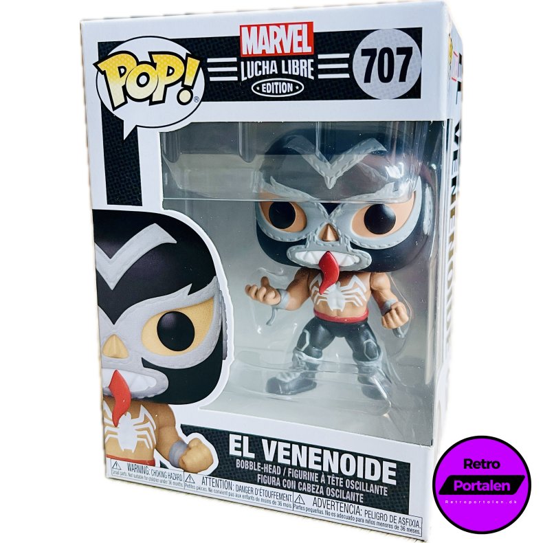 Funko POP! - Marvel Lucha Libre Edition: El Venenoide (Nr. 707) (889698538695) (NY)