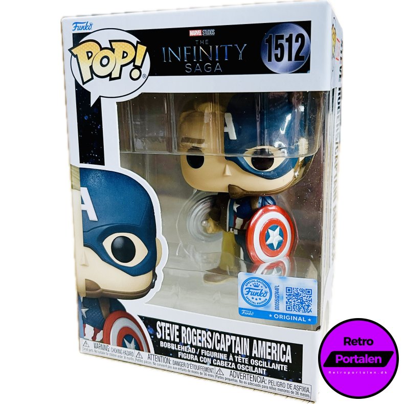 Funko POP! - Marvel Studios The Infinity Saga: Steve Rogers (Nr. 1512) (889698872225) (NY)