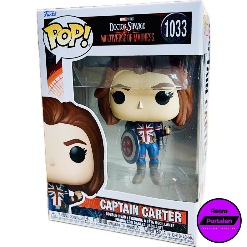 Funko POP! - Marvel Studios Doctor Strange: Captain Carter (Nr. 1033) (889698624084) (NY)