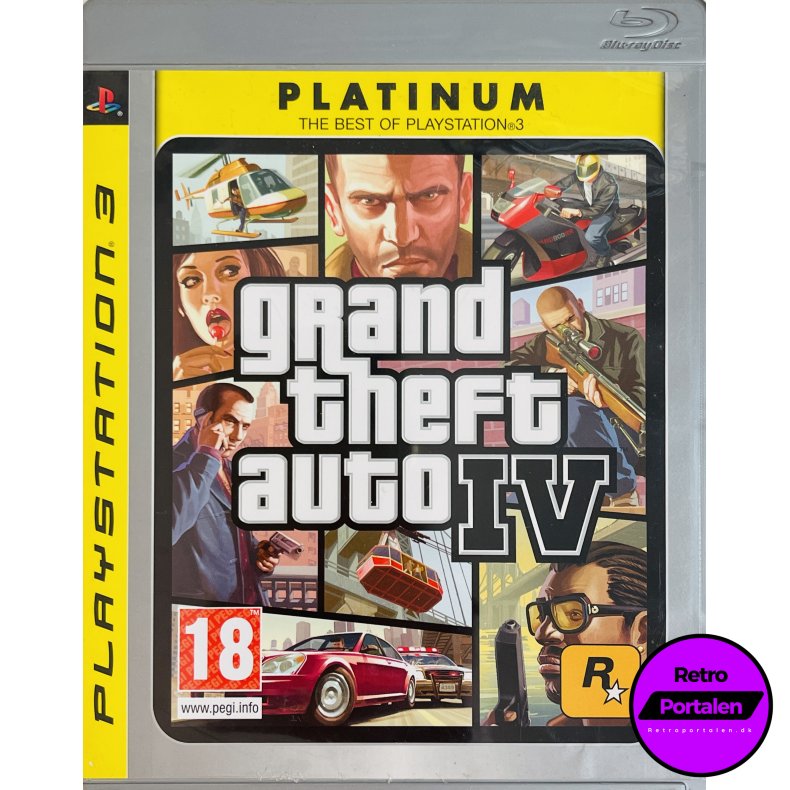 Grand Theft Auto 4 (Platinum) (PS3)