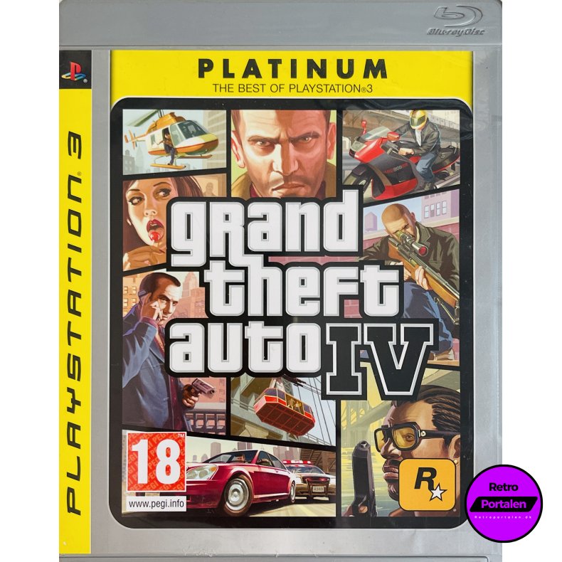 Grand Theft Auto 4 (Platinum) (PS3)