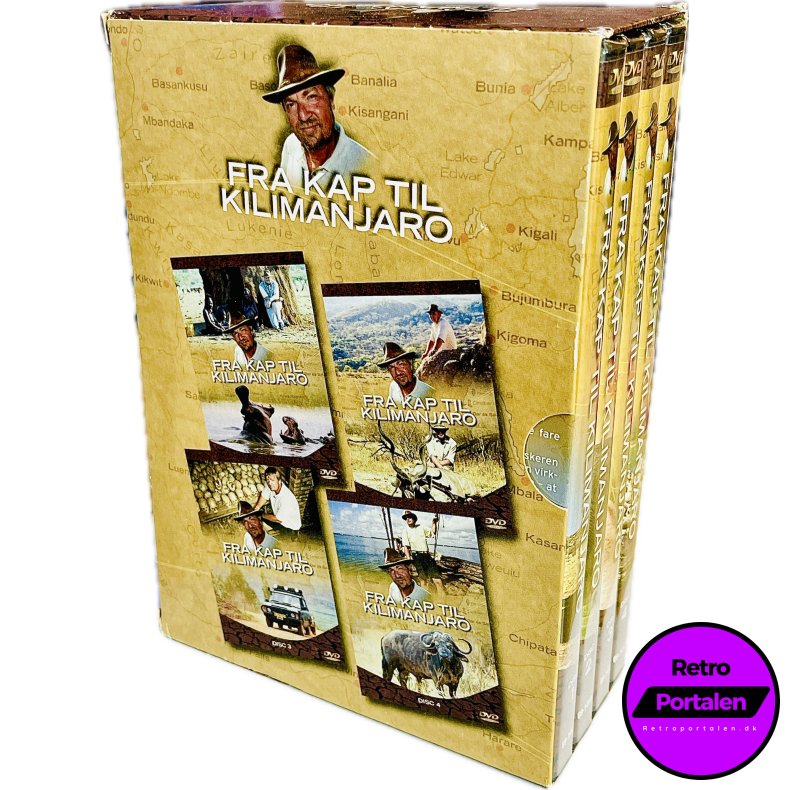 Fra Kap Til Kilimanjaro (4 DVD Boks) (DVD)