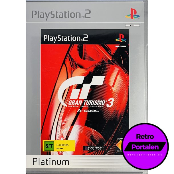 Gran Turismo 3 A-Spec (Platinum) (PS2)
