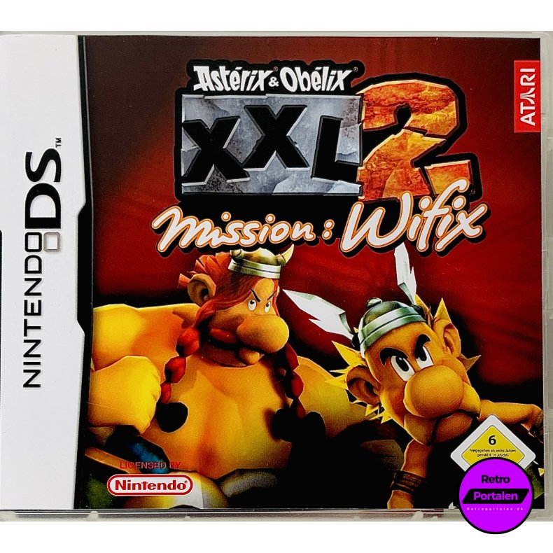 Asterix &amp; Obelix XXL 2: Mission Wifix (Tysk Cover &amp; Manual / Engelsk Spil) (Nintendo DS)