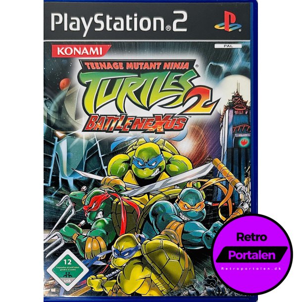 Teenage Mutant Ninja Turtles 2: BattleNexus (Tysk Cover &amp; Manual / Engelsk Spil)  (PS2)