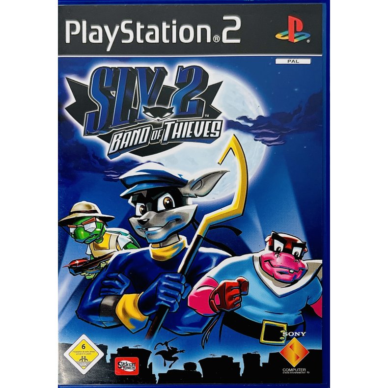 Sly 2: Band Of Thieves (Tysk Cover &amp; Manual / Dansk Spil) (PS2)