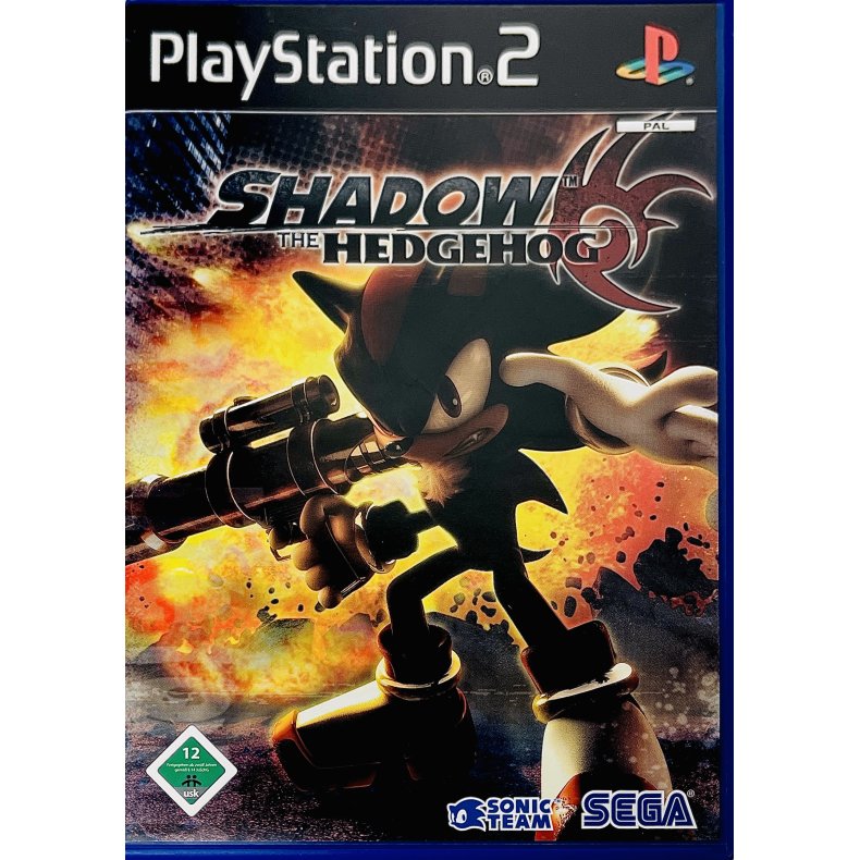 Shadow The Hedgehog (Tysk Cover &amp; Manual / Engelsk Spil) (PS2)
