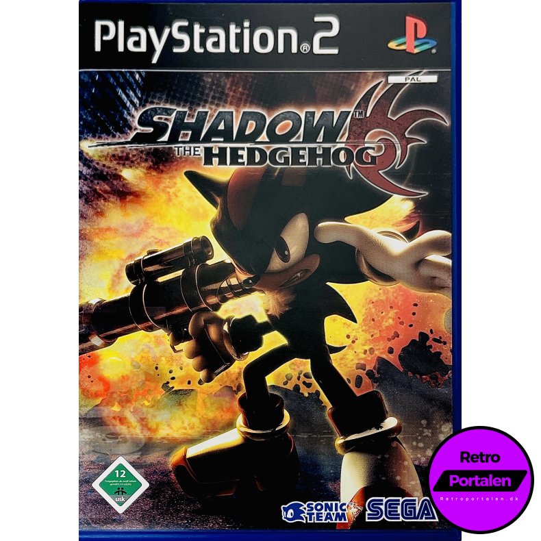 Shadow The Hedgehog (Tysk Cover &amp; Manual / Engelsk Spil) (PS2)