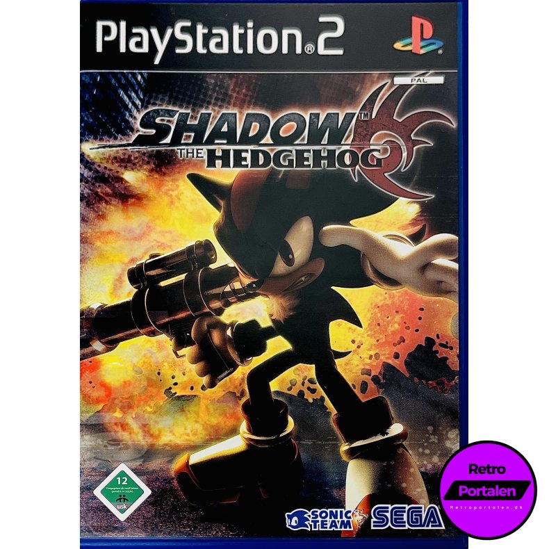 Shadow The Hedgehog (Tysk Cover &amp; Manual / Engelsk Spil) (PS2)