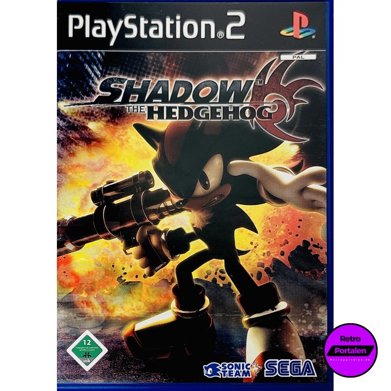 Shadow The Hedgehog (Tysk Cover &amp; Manual / Engelsk Spil) (PS2)