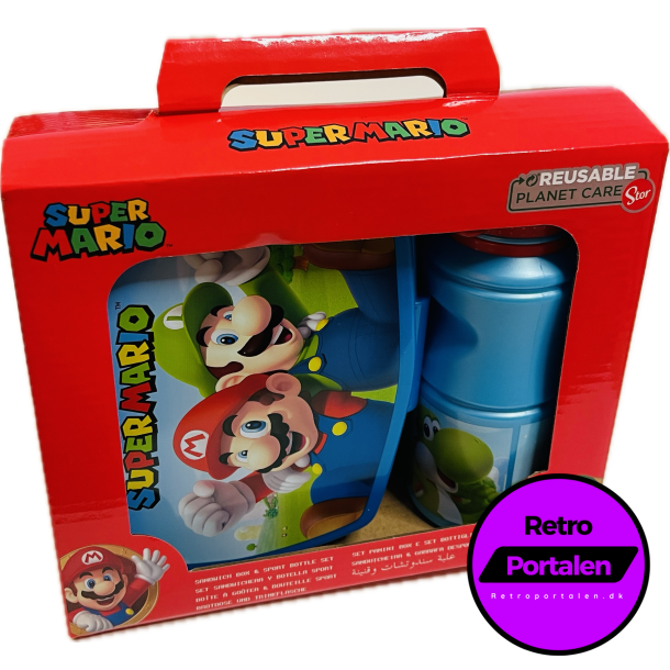 Super Mario Lunchbox And Water Bottle (NY)