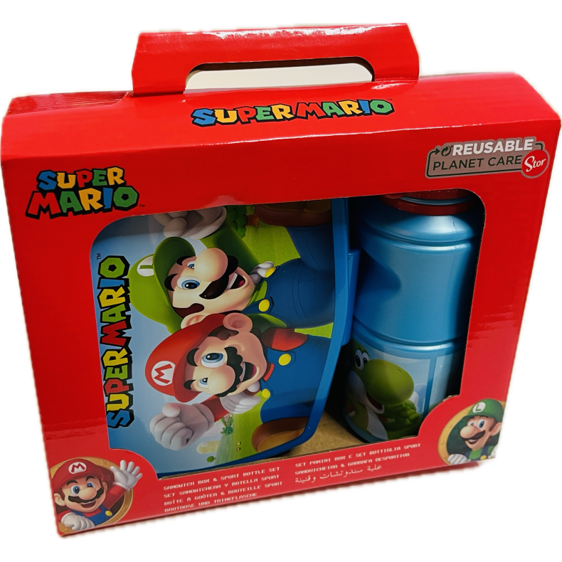 Super Mario Lunchbox And Water Bottle (NY)