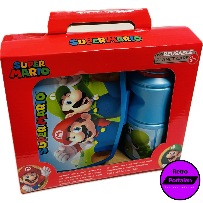 Super Mario Lunchbox And Water Bottle (NY)