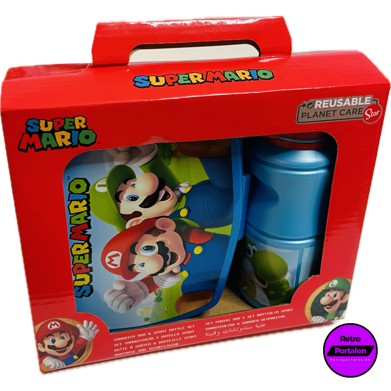 Super Mario Lunchbox And Water Bottle (NY)
