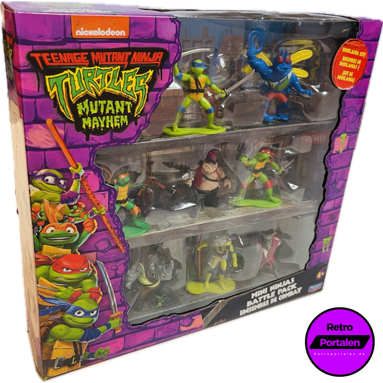 Turtles - Mutant Mayhem Mini Figure Battle Pack (4 �r +) (NY)