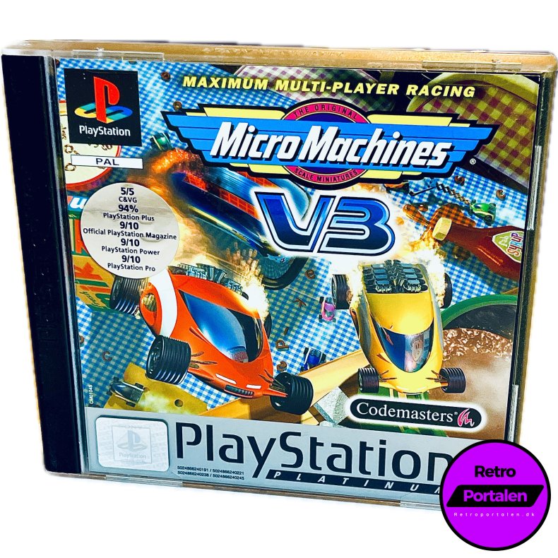 Micro Machines V3 (Platinum) (PS1)