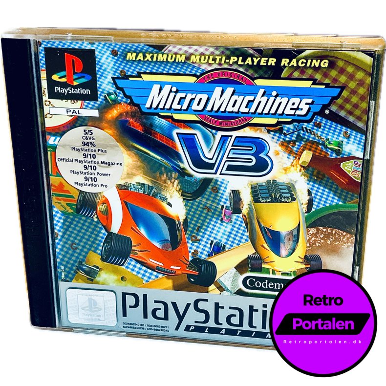 Micro Machines V3 (Platinum) (PS1)