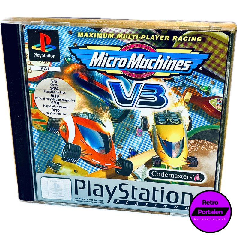 Micro Machines V3 (Platinum) (PS1)