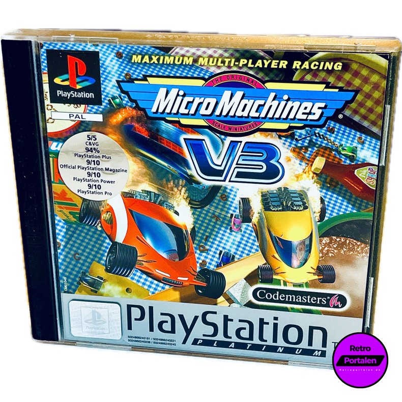 Micro Machines V3 (Platinum) (PS1)