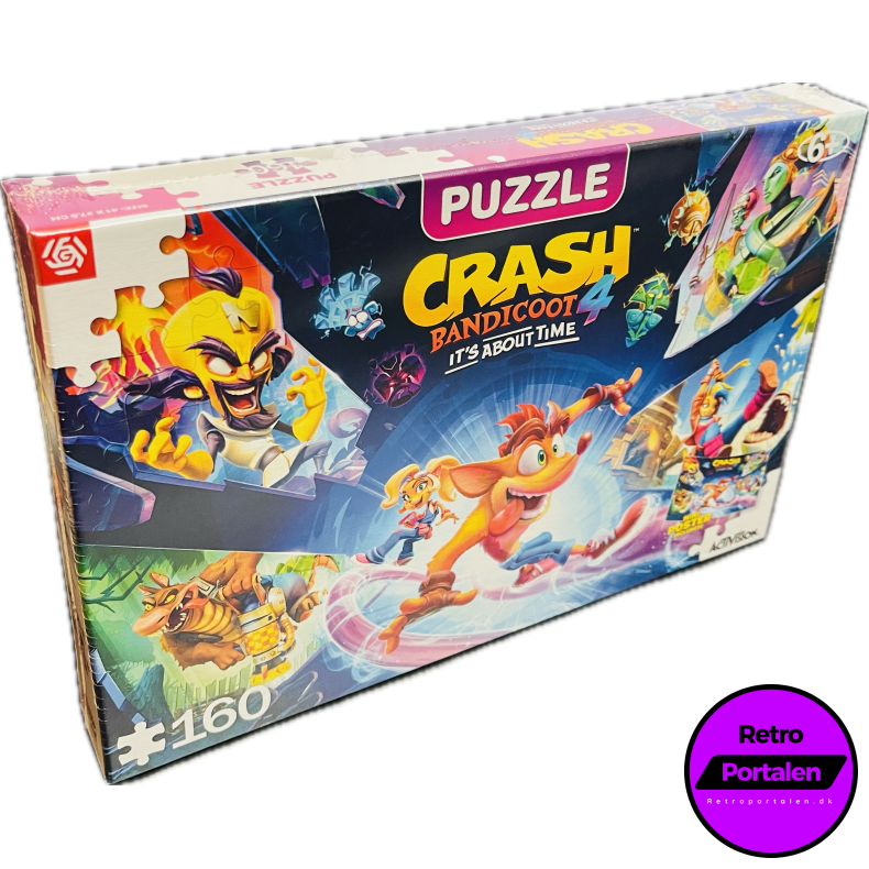 Good Loot - Kids: Crash Bandicoot 4: It�s About Time Puzzles (Puslespil) (6 �r +) (NY)
