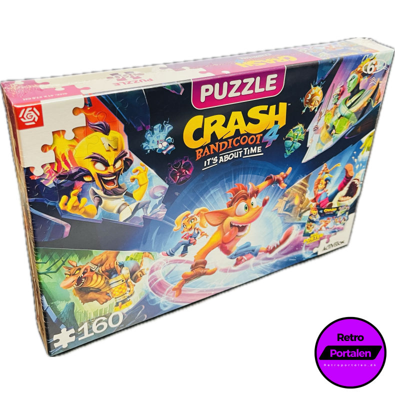 Good Loot - Kids: Crash Bandicoot 4: It�s About Time Puzzles (Puslespil) (6 �r +) (NY)
