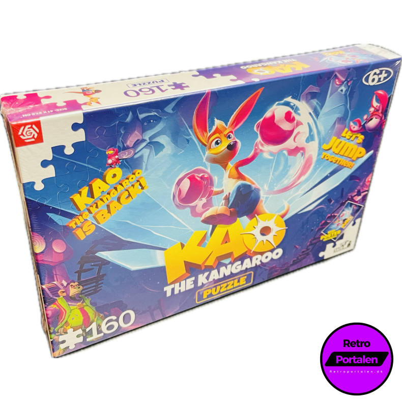 Good Loot - Kids: Kao The Kangaroo: Kao Is Back Puzzles (Puslespil) (6 �r +) (NY)