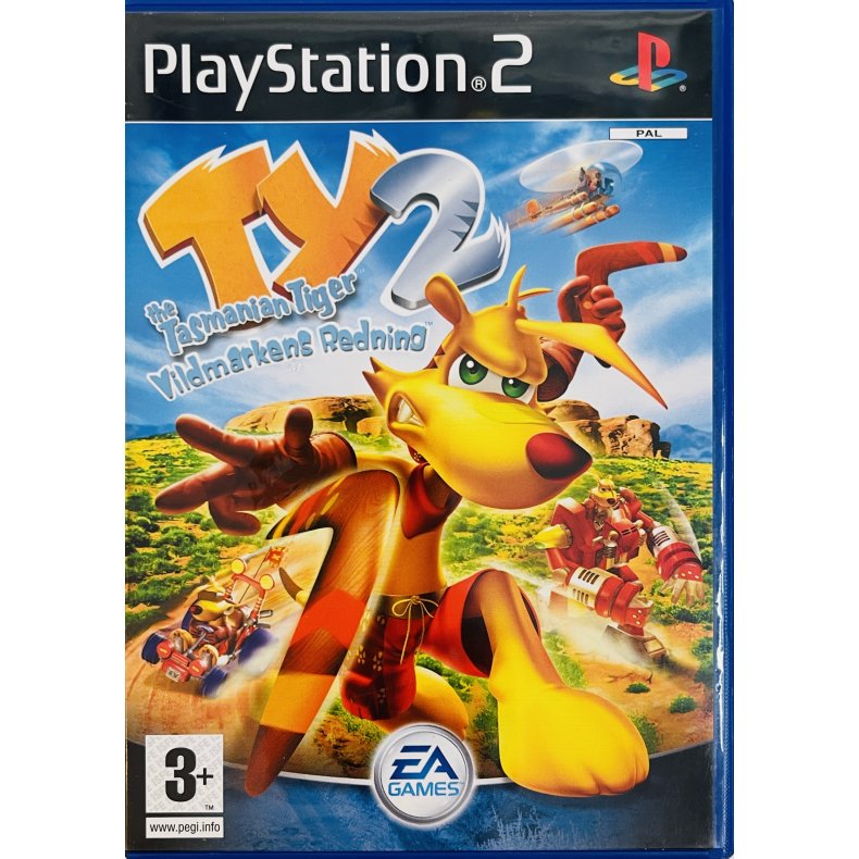 TY The Tasmanian Tiger 2: Vildmarkens Redning (PS2)