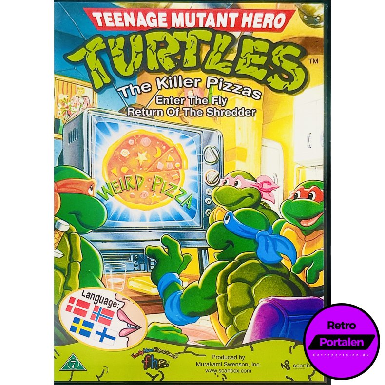 Teenage Mutant Hero Turtles: The Killer Pizzas + Enter The Fly + Return Of The Shredder (DVD)