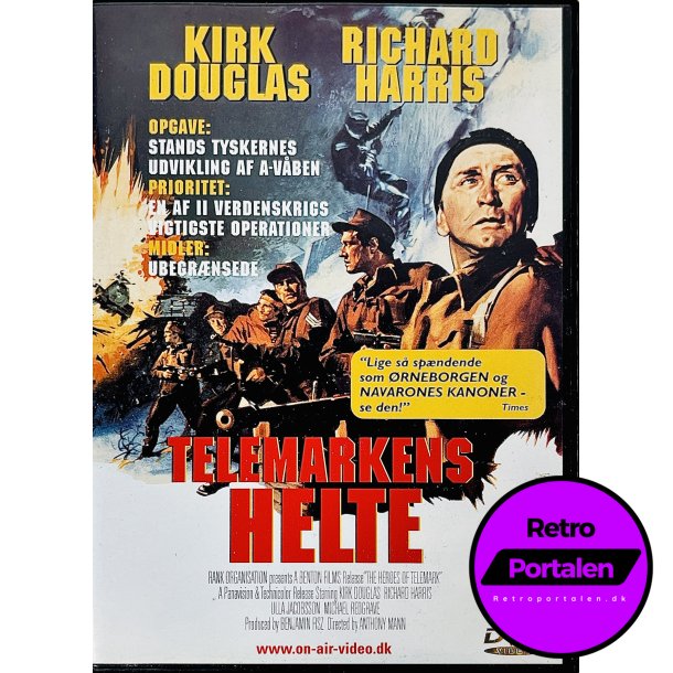 Telemarkens Helte (The Heroes Of Telemark) (DVD)