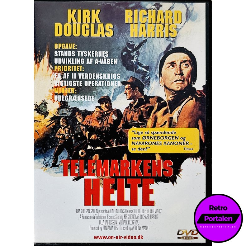 Telemarkens Helte (The Heroes Of Telemark) (DVD)