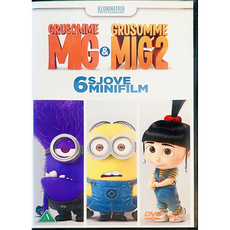 Grusomme Mig &amp; Grusomme Mig 2 (6 Sjove Minifilm) (DVD)