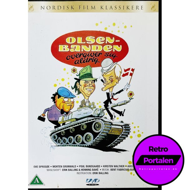 Olsen Banden Overgiver Sig Aldrig (DVD)